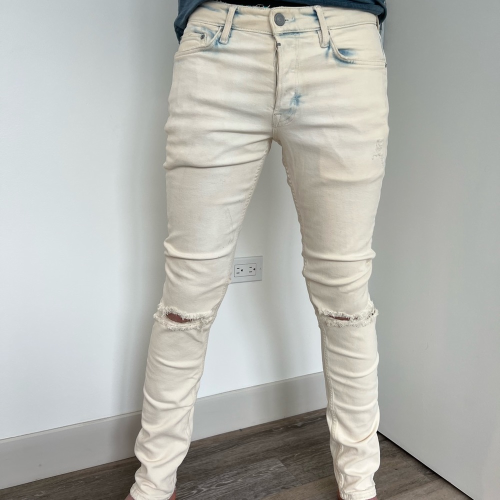 30x32 Allsaints White washed Denim